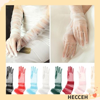 Hecceh ถุงมือ Tulle สไตล์วินเทจ สําหรับเจ้าสาว 1 คู่