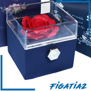 [Figatia2] กล่องเก็บเครื่องประดับ สร้อยคอ ต่างหู สไตล์โรแมนติก สร้างสรรค์ สําหรับวันครบรอบ งานแต่งงาน แม่