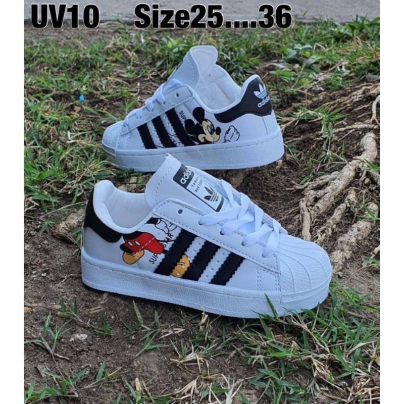 อดิดาส รองเท้าเด็ก Kids มิกกี้เมาส์ (ขนาด25-36EU) ใส่สบาย ลายน่ารัก ส่งฟรี UV10B100