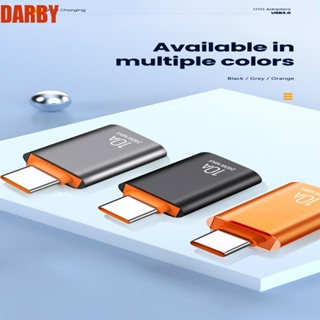 Darby OTG อะแดปเตอร์แปลงแล็ปท็อป 10 Gbps 10A Type C ตัวเมีย USB 3.0 เป็น Type C USB 3.0 เป็น Type C