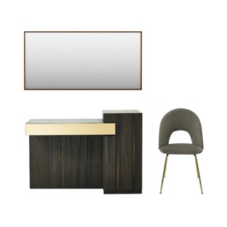 SB Design Square โต๊ะเครื่องแป้ง ขนาด 120 cm รุ่น Rovetro&amp;  เก้าอี้ รุ่น Lum แบรนด์ SB FURNITURE