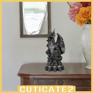 [Cuticate2] รูปปั้นหัวกะโหลก มังกร สไตล์โกธิค สําหรับตกแต่งบ้าน ห้องนั่งเล่น ห้องนอน โต๊ะ ของขวัญ