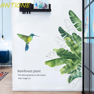 Antione สติกเกอร์ติดผนัง ลายใบไม้เขตร้อน 3D ขัดง่าย สําหรับตกแต่งบ้าน ตู้เสื้อผ้า DIY