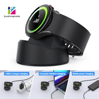 Ztur_ แท่นชาร์จนาฬิกาข้อมือ แบบแม่เหล็กไร้สาย กันลื่น สําหรับ Samsung Watch Series