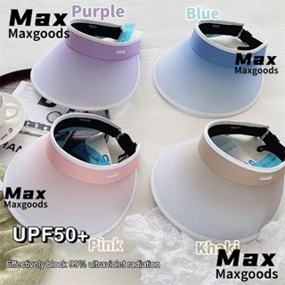 Maxg หมวกชายหาด หมวกบังแดด ไล่โทนสี แฮนด์เมด ขี่จักรยาน หมวกกันแดด กัน UV