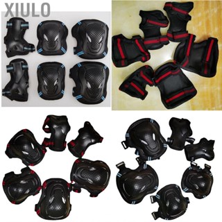 Xiulo Skating Protection Gear Set Comfortable Breathable Hook and Loop Design Sports Protective Kit for Adults Children