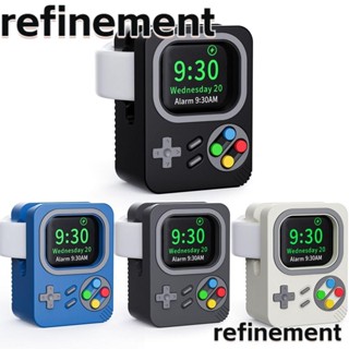 Refinement แท่นชาร์จนาฬิกาข้อมือซิลิโคน สไตล์เรโทร สําหรับ Watch Series 8 7 6 SE 5 4 3