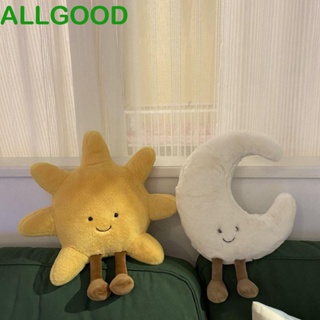 Allgoods หมอนตุ๊กตานุ่ม รูปดวงจันทร์ ดวงอาทิตย์ ยัดนุ่น สบาย สําหรับเด็ก