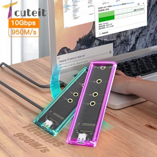 Tcuteit ไฟ LED M.2 RGB USB C 3.1 10Gbps สําหรับแล็ปท็อป
