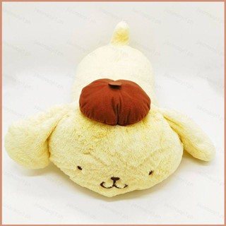 23 60 ซม. Sanrio Pom Pom Purin ตุ๊กตาของขวัญสําหรับเด็กสาวโยนหมอนตกแต่งบ้านเบาะยัดไส้ของเล่นสําหรับเด็ก