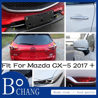 Bc คิ้วไฟตัดหมอก โครเมี่ยม ด้านหน้า และด้านหลัง สําหรับ Mazda CX-5 CX5 2017-2021