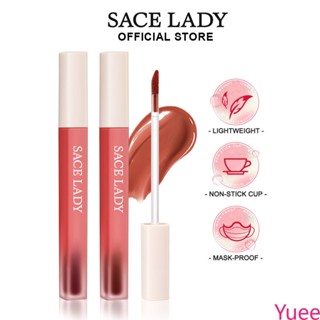 Sace Lady Water Mist Lip Glaze Water Mist Lip Glaze Light และ Thin Non Stick Cup Mist พื้นผิว Non Stick หน้ากาก Sl636 yuee