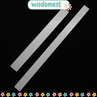 Wisdomest ไม้บรรทัดอะคริลิค แบบหนา สมดุล สําหรับวัดความลึกในบ้าน เบเกอรี่ 2 ชิ้น