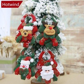 Hotwind จี้ตุ๊กตาซานตาคลอส สโนว์แมน 16 ซม. สําหรับแขวนตกแต่งบ้าน ต้นคริสต์มาส H3T6