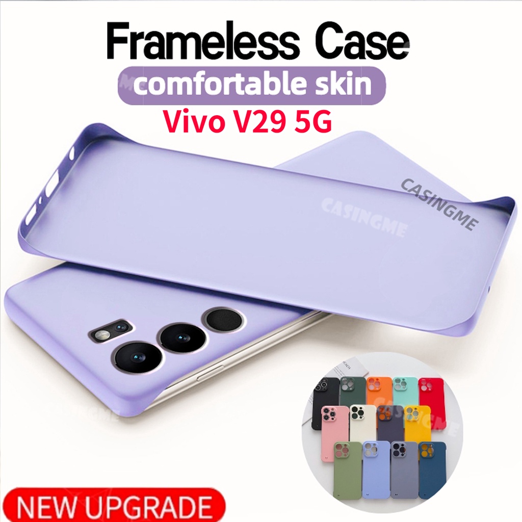 เคสโทรศัพท์มือถือ ผิวด้าน บางมาก กันกระแทก สี่มุม สําหรับ Vivo V29 5G V29 V 29 29V VivoV29 5G 2023