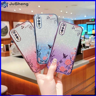 Jusheng เคสโทรศัพท์มือถือ ลายผีเสื้อกระพริบ สําหรับ Vivo S1 MMHY