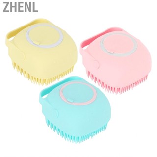 Zhenl Silicone Head  Brush Multi‑Function Comb For Shower Hair Washing 80ml