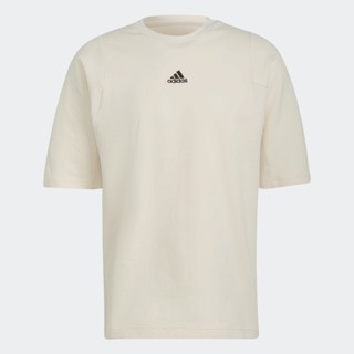 adidas ไลฟ์สไตล์ เสื้อยืด Studio Lounge ผู้ชาย สีเบจ HB0476