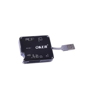 OKER C-2004 Black Card Reader All in 1 ตัวอ่านการ์ด USB2.0