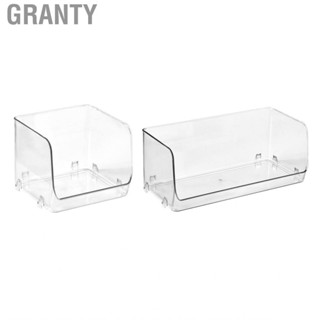 Granty Cosmetic Display Case  Tabletop Storage Box Open Design Multifunction Durable Stackable Large  for Home