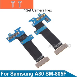 Aocarmo สายเคเบิลเชื่อมต่อกล้อง ซ้าย ขวา สําหรับ Samsung Galaxy A80 805F 1 ชุด