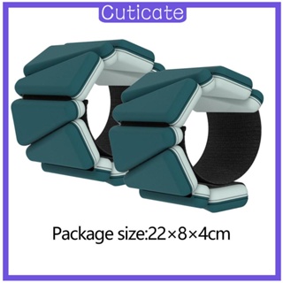 [CUTICATE] สร้อยข้อเท้า ซิลิโคนถ่วงน้ําหนัก 2 ชิ้น สําหรับผู้หญิง ผู้ชาย วิ่ง โยคะ ยิมนาสติก