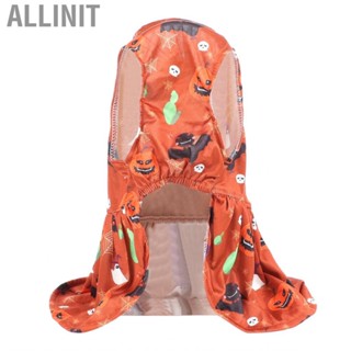 Allinit Halloween Pet  Stylish Cute Pumpkin Pattern Neck Puppy S Hbh