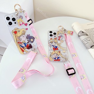 เคสโทรศัพท์มือถือแบบนิ่ม ลายการ์ตูนเซเลอร์มูนน่ารัก สําหรับ VIVO X90 Pro X80 Pro X70 Pro X60 Pro X50 Pro Nex3 Nex3S