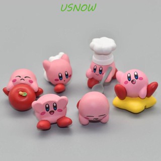 Usnow โมเดลฟิกเกอร์ตุ๊กตาเชฟ Kawaii พร้อมช้อน ขนาดเล็ก ของเล่นสําหรับเด็ก