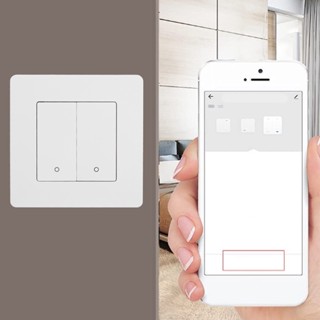 Ryo Tools สวิตช์ไฟอัจฉริยะสำหรับ Zigbee 2 Gang Timing Dimming ย้อนกลับ Dual Control แผงสวิตช์อัจฉริยะ AC100-240V