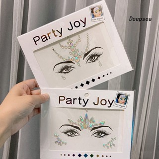 【พร้อมส่ง】สติกเกอร์รอยสักชั่วคราว เรซิน รูปอัญมณี เรืองแสง สวยงาม ไม่เจ็บปวด ถอดออกได้ สําหรับตกแต่งปาร์ตี้ฮาโลวีน