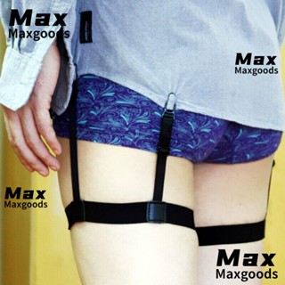 Maxg ปรับได้ ที่ใส่เสื้อ ชายเสื้อ คลิปแขวน ขารั้ง เครื่องแบบ ยืดหยุ่น แขวน ผู้ชาย