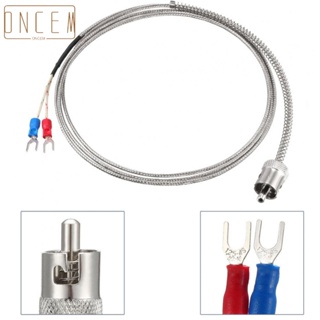 【ONCEMOREAGAIN】J Type Temperature Sensor Probe Circlip Type Thermocouple 1 Meters Cable