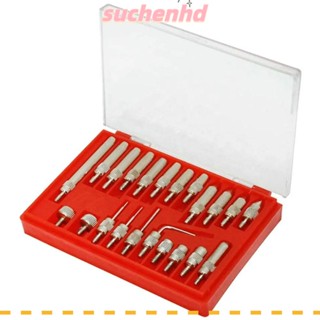 Suchenhd ชุดเครื่องมือวัดปลายหน้าปัด สเตนเลส สีเงิน แบบเปลี่ยน 22 ชิ้น