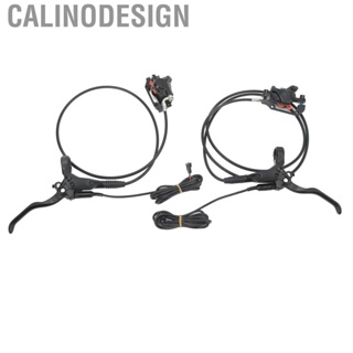 Calinodesign 1 Pair Dual Piston Power Off Hydraulic Pressure Disc Brake Aluminum Alloy Oil Set for Folding Bike