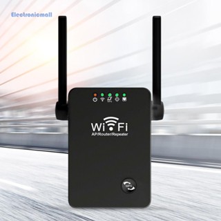 [ElectronicMall01.th] เราเตอร์ขยายสัญญาณ WiFi 2.4GHz IEEE 802.11 300Mbps 3 โหมด เสาอากาศ 2dBi พร้อมสายเคเบิลเครือข่าย สําหรับบ้าน