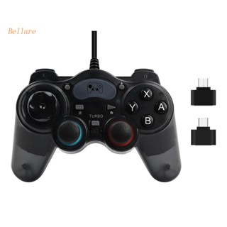 จอยสติ๊กควบคุมเกม แบบมีสาย 7 in 1 สําหรับ PS3 PS4 Switch PC Console Gamepad -T [Bellare.th]