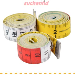 Suchenhd เทปวัด แบบนิ่ม สองด้าน แบบพกพา พร้อมสแน็ป 2 ชิ้น