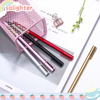 Solighter ปากกาน้ํา ปากกาลงนาม สีดํา เครื่องเขียน ไดอารี่ ปากกาลงนาม