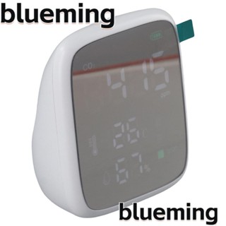 Blueming2 เครื่องตรวจจับคาร์บอนไดออกไซด์ CO2 หน้าจอ LED ขนาดเล็ก 4-in-1 สีขาว สําหรับบ้าน สํานักงาน โรงเรียน