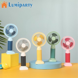 Lumiparty พัดลมระบายความร้อน ขนาดเล็ก แบบพกพา ชาร์จ Usb สําหรับใช้ในครัวเรือน