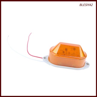 [Blesiya2] ไฟสัญญาณเตือน LED สีเหลืองอําพัน กระพริบ กันฝุ่น และน้ํา