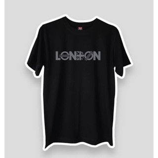 [S-5XL]เสื้อยืดCotton100% LoNDON