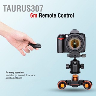 Taurus307 YELANGU L4X Mini Motorized Electric Track Slider มอเตอร์ Dolly รถบรรทุกรถสำหรับกล้องกล้องวิดีโอ DV