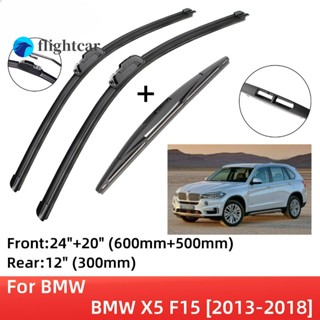 Flightcar ใบปัดน้ําฝน ด้านหน้า และด้านหลัง อุปกรณ์เสริม สําหรับ BMW X5 F15 2013-2018 J Hook 2013 2014 2015 2016 2017 2018