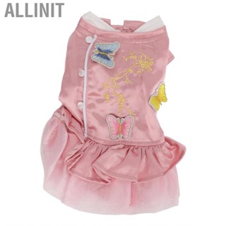 Allinit Pet Dog Puppy Embroidered Skirts   Up Party Clothing Apparel Gifts