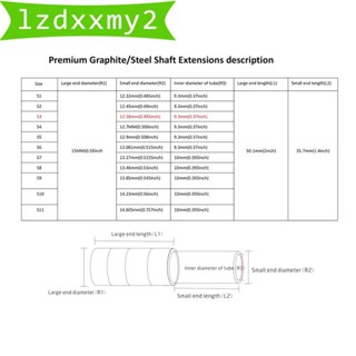 [Lzdxxmy2] เพลาต่อขยายไม้กอล์ฟ แบบเปลี่ยน สําหรับไม้กอล์ฟเหล็ก 10 ชิ้น