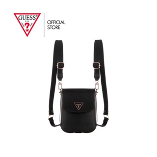 GUESS กระเป๋าสะพายผู้หญิง รุ่น VG898381 BRYNLEE MINI CONVRTBL BACKPACK สีดำ