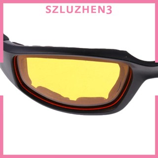 [Szluzhen3] ใหม่ แว่นกันแดด กันลม สีเหลือง สําหรับขี่รถจักรยานยนต์ เล่นกีฬา