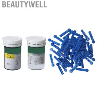 Beautywell Lancets for Blood Testing  Self Monitoring Quick Glucose Test Strips Set Daily Life